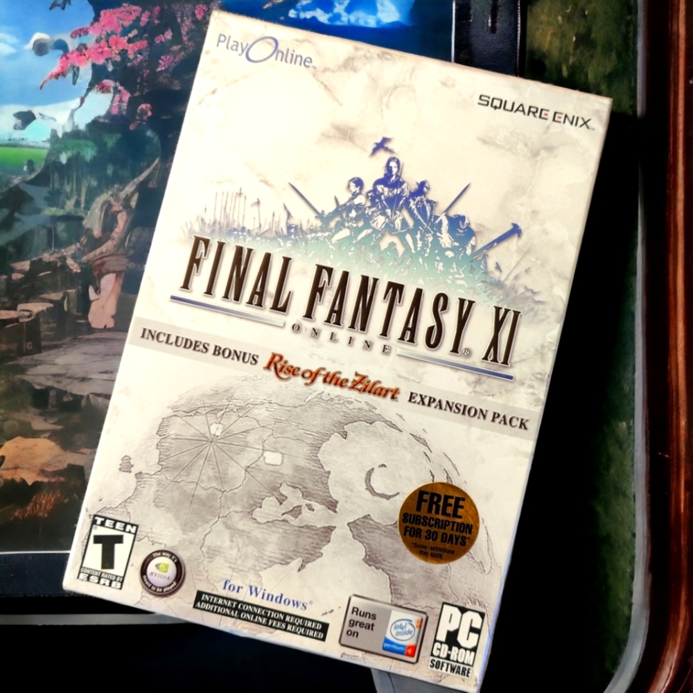 FINAL FANTASY XI - 2003 PC CD-ROM Video Game Box Set